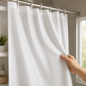 Forro Protector Para cortina De Baño Anti Hongos 180x180cm