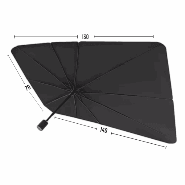 Sombrilla Parasol para Auto – Plegable tipo Paraguas Sombrilla Parasol para Auto – Plegable tipo Paraguas