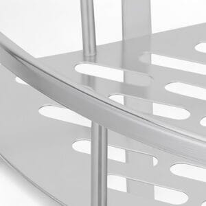 Organizador Esquinero De Baño Doble – Aluminio Resistente Y Diseño Moderno - vista 4