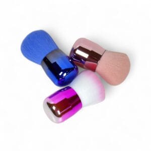Brocha De Maquillaje Redonda – Suave Y Precisa, Color Liso