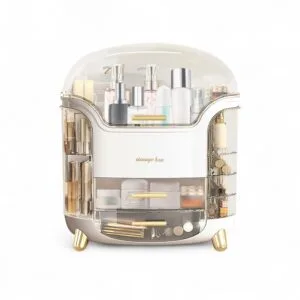 Cápsula Organizadora De Maquillaje – Diseño Giratorio Y Moderno