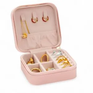 Caja Organizadora De Joyas – Compacta, Elegante Y Segura