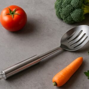 Cuchara De Cocina Ranurada – Acero Inoxidable - vista 3