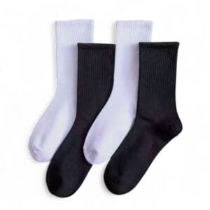 Pack 10 Pares de Medias Lisas a la Pantorrilla – Importadas - vista 3