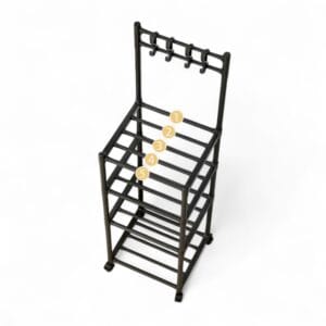 Organizador de Acero con Ruedas 4 Pisos – Práctico, Resistente y Multifuncional - vista 2