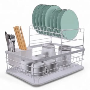 Escurridor Secaplatos de Acero – Práctico, Moderno y Resistente
