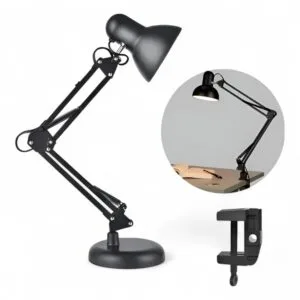 Lámpara de Escritorio Articulada con Base y Soporte de Sujeción