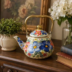 Pava Enlozada Floreada – Estilo y tradición en tu mesa