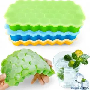 Cubetera de silicona con tapa – práctica, flexible y duradera