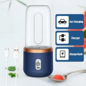 Licuadora Portátil Recargable 400ml + Vaso – Smoothies y Jugos en Cualquier Lugar - vista 2