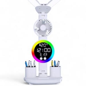 Lámpara LED de Escritorio con Ventilador y Organizador - vista 2