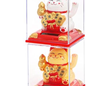 Gato De La Suerte Fortuna Solar Maneki Neko - vista 9