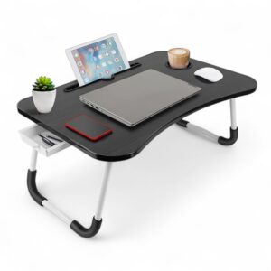 Mesa Plegable de Cama con Canasto – Trabajo, Estudio o Desayuno - vista 3