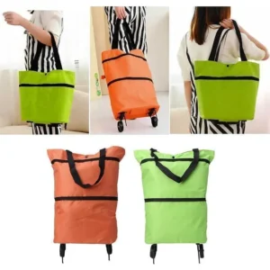 Bolso Carrito Plegable con Ruedas Reutilizable y Liviano - vista 4