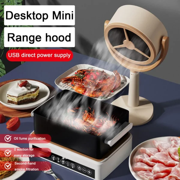 Extractor De Humo Portátil Para Parrilla Hot Pot Antihumo (3) Extractor De Humo Portátil Para Parrilla Hot Pot Antihumo (3)