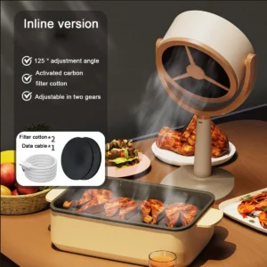 Extractor de Humo Portátil para Parrilla y Mesa – Antihumo para Asados y Fondue - vista 3