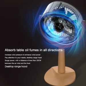 Extractor de Humo Portátil para Parrilla y Mesa – Antihumo para Asados y Fondue - vista 8