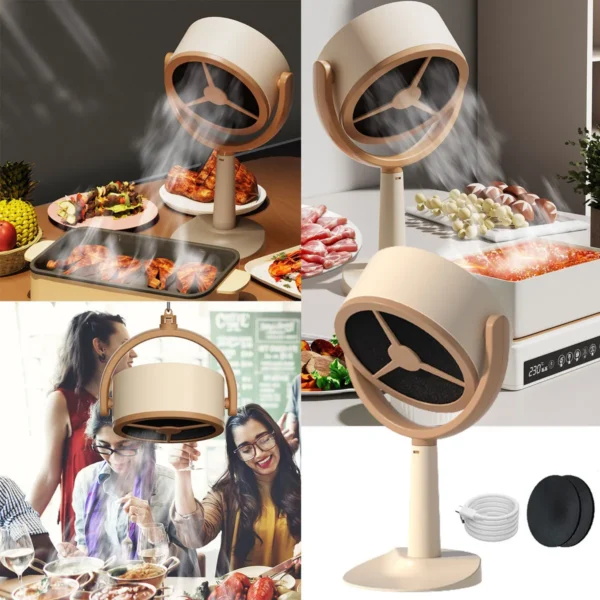 Extractor De Humo Portátil Para Parrilla Hot Pot Antihumo (8) Extractor De Humo Portátil Para Parrilla Hot Pot Antihumo (8)