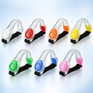 Brazalete LED para correr y ciclismo – Luz multicolor | banda luminosa de seguridad
