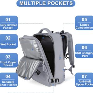 Mochila Bolso de Viaje con Bolsillo para Valija - vista 8