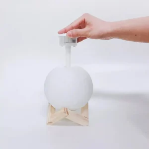 Difusor Electronico Humidificador Velador Luna 13cm 880ml