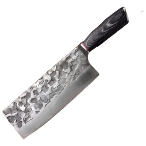 Hacha Cocina Acero Inox Carnes Mango Cuchillo Profesional Madera