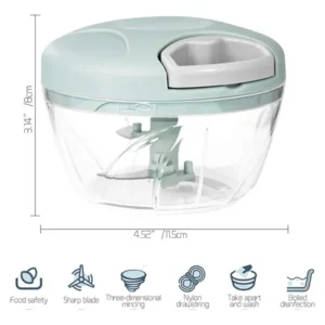 Ajo manual picadora alimentos herramienta