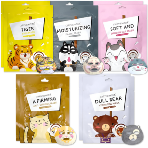mascarillas faciales Chovemoar con diseño de animalitos cm-144