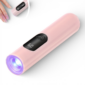 LAMPARA UV SECADO UNAS MANICURA C/VISOR RECARGABLE