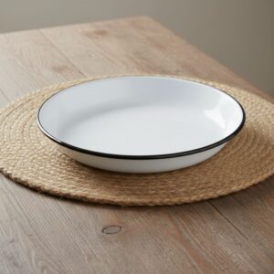 PLATO HONDO ENLOZADO 20X4.5CM WJ-120R WJ120R-20 - Imagen 2