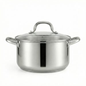CACEROLA 20CM ACERO INOXIDABLE TRIPLE FONDO CY2603-20