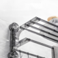 Toallero Plegable con Ventosa de Succión - Estante de Baño Multifunción con Ganchos BL702J10 - Imagen 4
