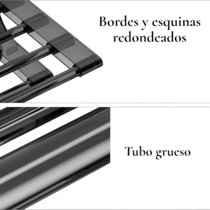 Toallero Plegable con Ventosa de Succión - Estante de Baño Multifunción con Ganchos BL702J10 - Imagen 2