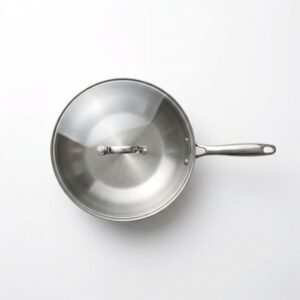 WOK 29CM ACERO INOXIDABLE TRIPLE FONDO ANTI-ANDERENTE CY2606-29 - Imagen 4