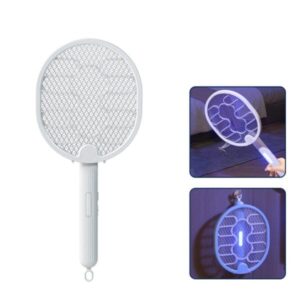 Raqueta recargable mata mosquitos 2 en 1 con luz violeta - Imagen 6