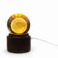 Esfera De Cristal 3D Lámpara Led Usb Con Base Giratoria 6cm - Imagen 5