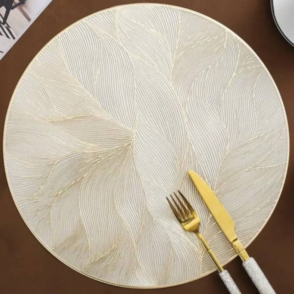 mantel-individual-redondo-dorado/plateado-2 MANTEL INDIVIDUAL REDONDO DORADO/PLATEADO - Imagen 2