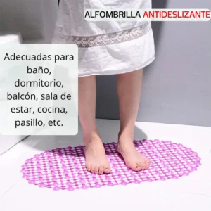 Alfombra De Baño Antideslizante Goma Para Bañera Ducha Tina - Imagen 6