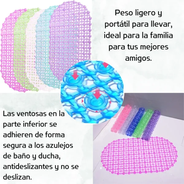 alfombra-de-baño-antideslizante-goma-para-bañera-ducha-tina-8 Alfombra De Baño Antideslizante Goma Para Bañera Ducha Tina - Imagen 8
