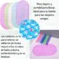 Alfombra De Baño Antideslizante Goma Para Bañera Ducha Tina - Imagen 8