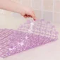 Alfombra De Baño Antideslizante Goma Para Bañera Ducha Tina - Imagen 7