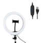 ARO LED 36CM USB BLANCO SIN PALO LJJ-36