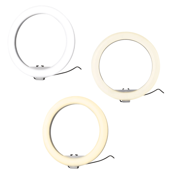 aro-led-36cm-usb-blanco-sin-palo-ljj-36-3 ARO LED 36CM USB BLANCO SIN PALO LJJ-36 - Imagen 3