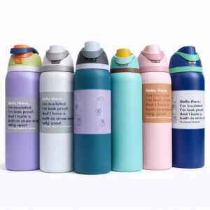 Botella Térmica 950ml con Sorbete y Pitorro, Aislante y a Prueba de Fugas