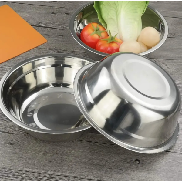bowl-para-mezclar-de-acero-inoxidable-cocina-20cm-2 Bowl Para Mezclar De Acero Inoxidable Cocina 20cm - Imagen 2