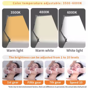 Lámpara de Escritorio LED con Abrazadera Brazo Ajustable - Imagen 4