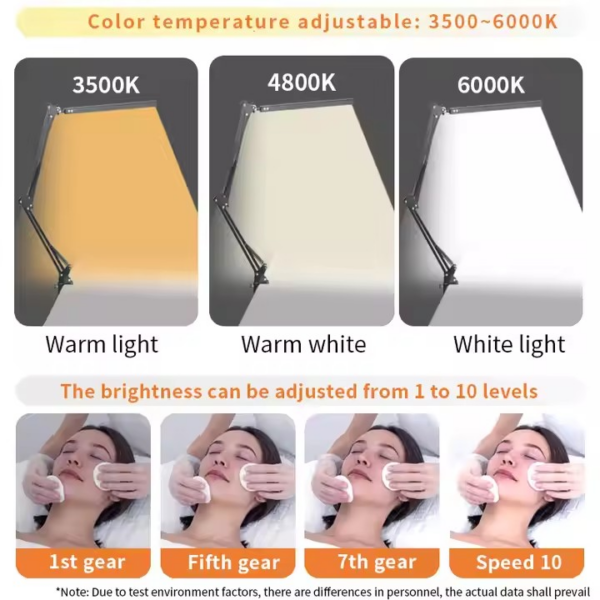 lámpara-de-escritorio-led-con-abrazadera-brazo-ajustable-4 Lámpara de Escritorio LED con Abrazadera Brazo Ajustable - Imagen 4