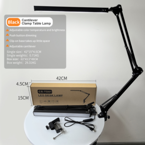 Lámpara de Escritorio LED con Abrazadera Brazo Ajustable - Imagen 3