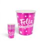 Vaso Polipapel Feliz Cumpleaños 240cc X 10 - Imagen 2