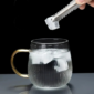 Taza vidrio 450ml Forma Ovalada rm36-12 - Imagen 3